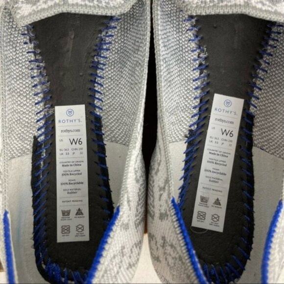 Rothy's The Loafer Ivory Grey Snake New Years Snakeskin Limited Edition Flats 6 - Picture 15 of 15